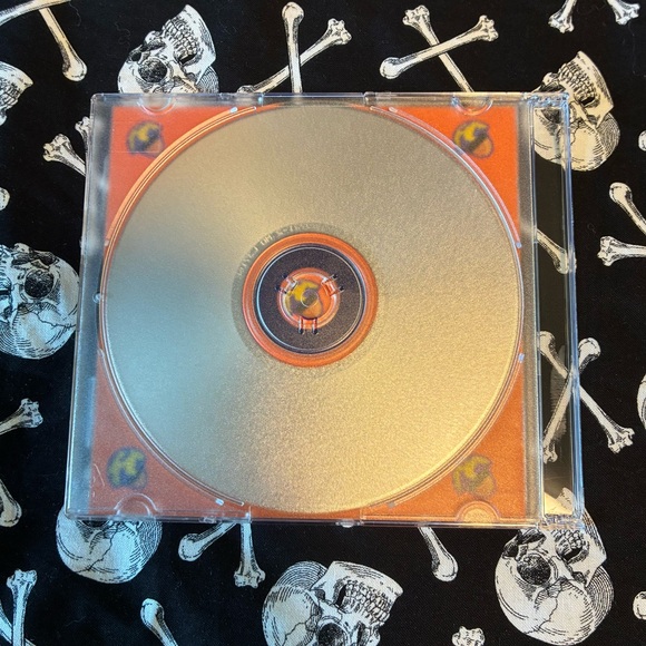 Orange CD Case with Pattern - Picture 2 of 7